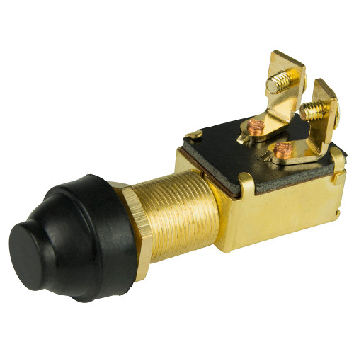 BEP 2-Position SPST Push Button Switch - OFF/(ON) - P/N 1001505