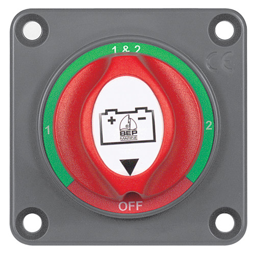 BEP Panel-Mounted Battery Mini Selector Switch - P/N 701S-PM