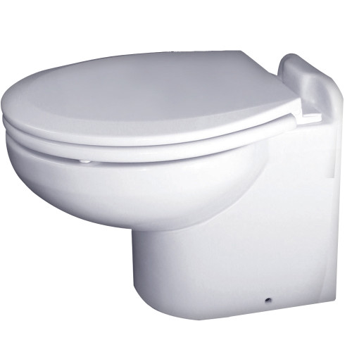 Raritan Marine Elegance - Household Style - White - Freshwater Solenoid - Smart Toilet Control - 12v - P/N 221HF012