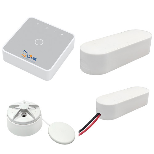 Glomex ZigBoat™ Starter Kit System - Gateway, Battery, Door/Porthold & Flood Sensor - P/N ZB101