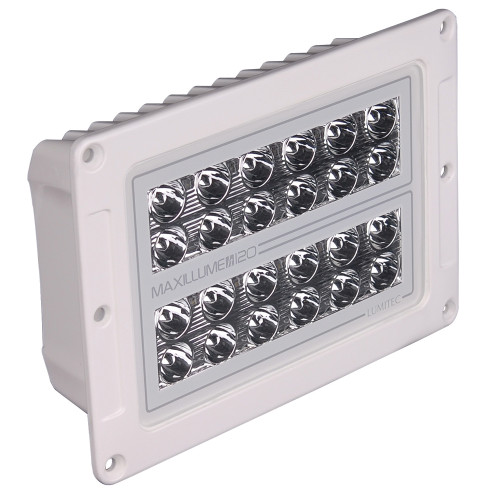 Lumitec Maxillume h120 - Flush Mount Flood Light - White Housing - White Dimming - P/N 101348