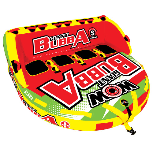 WOW Watersports Giant Bubba HI-VIS 4P Towable - 4 Person - P/N 17-1070