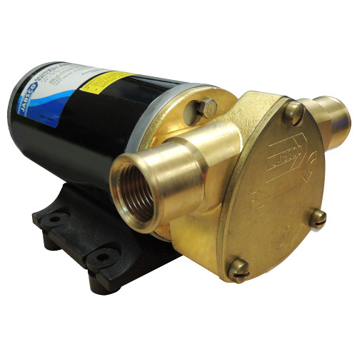 Jabsco Ballast King Bronze DC Pump with Deutsch Connector - No Reversing Switch - 15 GPM - P/N 22610-9427