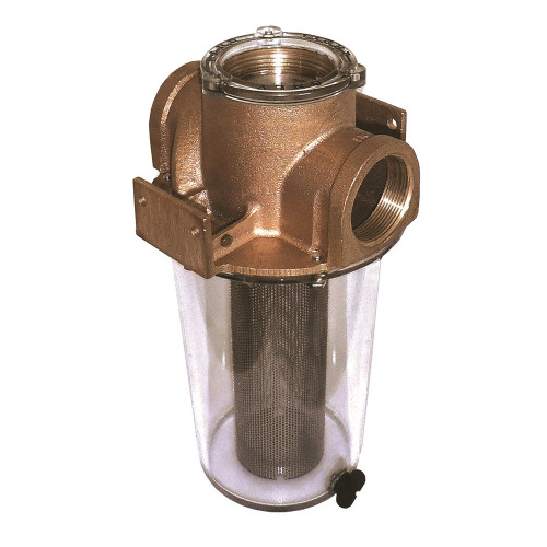 GROCO ARG-1000 Series 1" Raw Water Strainer with Stainless Steel Basket - P/N ARG-1000-S