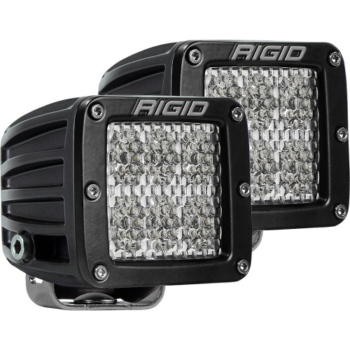 RIGID Industries D-Series PRO Specter-Diffused LED - Pair - Black - P/N 502513