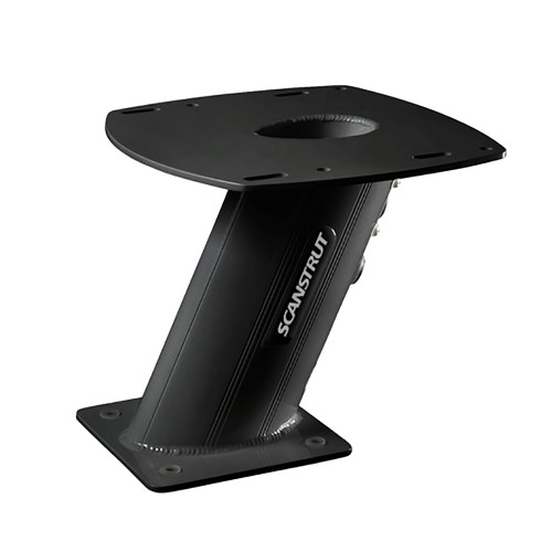 Scanstrut APT-250-01-B - Aluminum PowerTower® Radar Mount - 10" Aft Leaning - Black - P/N APT-250-01-BLK