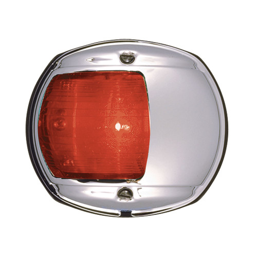 Perko LED Side Light - Red - 12V - Chrome Plated Housing - P/N 0170MP0DP3