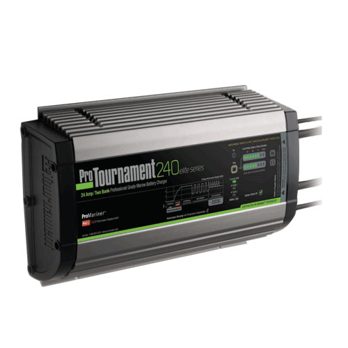 ProMariner ProTournament 240  elite Dual Charger - 24 Amp, 2 Bank - P/N 52024