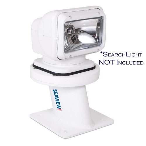 Seaview 5.25" AFT Leaning Mount for Searchlights & Thermal Cameras with 7" x 7" Base Plate - P/N PMA5FSL7
