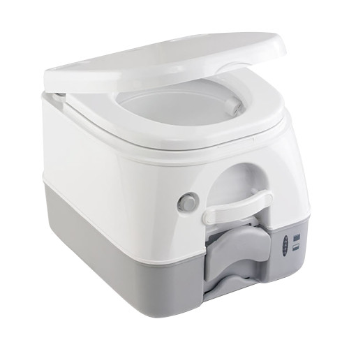 Dometic 974 MSD Portable Toilet with Mounting Brackets - 2.6 Gallon - Grey - P/N 301197406