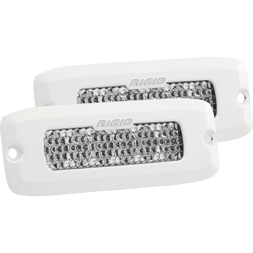 RIGID Industries SR-Q Series PRO Hybrid-Diffused LED - Flush Mount - Pair - White - P/N 965513