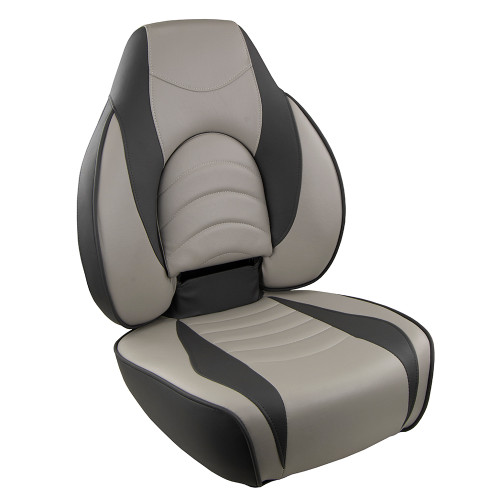 Springfield Fish Pro High Back Folding Seat - Charcoal/Grey - P/N 1041634-1