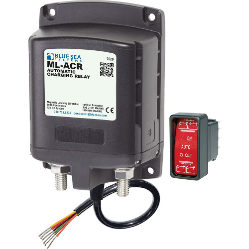 Blue Sea 7620 ML-Series Automatic Charging Relay (Magnetic Latch) 12VDC - P/N 7620