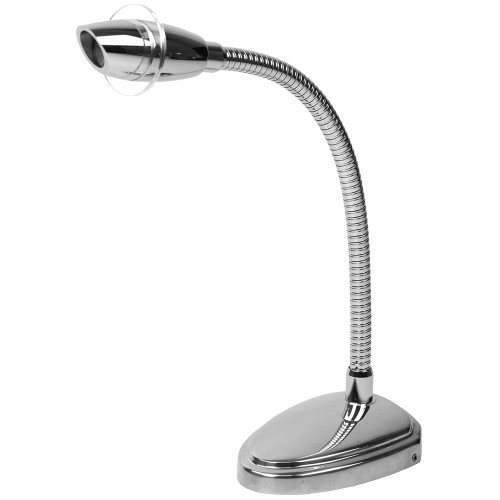 Sea-Dog Deluxe High Power LED Reading Light Flexible with Touch Switch - Cast 316 Stainless Steel/Chromed Cast Aluminum - P/N 404546-1