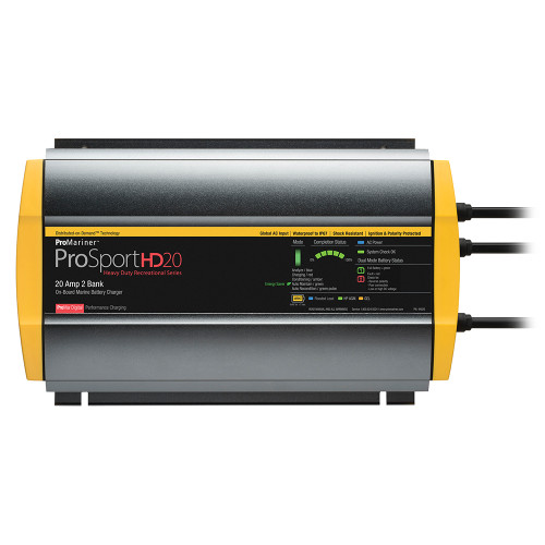 ProMariner ProSportHD 20 Gen 4 - 20 Amp - 2 Bank Battery Charger - P/N 44020