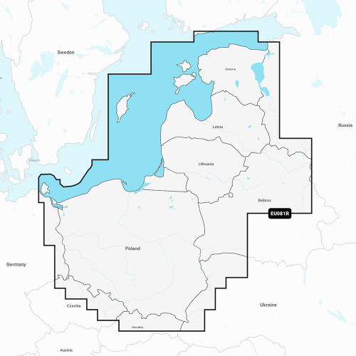 Garmin Navionics Vision+ NVEU081R - Baltic Sea, East Coast - Marine Chart - P/N 010-C1260-00