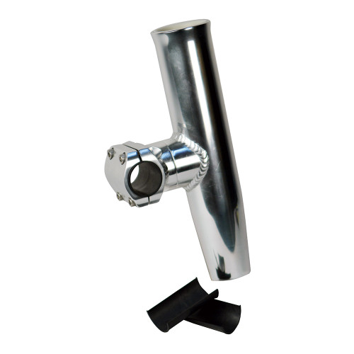 C. E. Smith Adjustable Mid Mount Rod Holder Aluminum 7/8" or 1" with Sleeve & Hex Key - P/N 53770