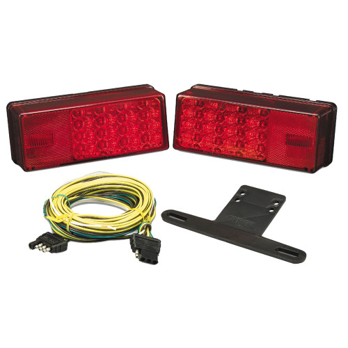 Wesbar 3" x 8" Waterproof LED Over 80" Trailer Light Kit - P/N 407540