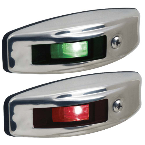 Perko 12V LED Side Light - Stainless Steel - P/N 0618000STS