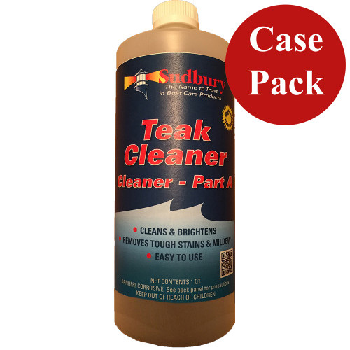 Sudbury Sudbury Teak Cleaner Part A - Quart - *Case of 12* - P/N 861QCASE