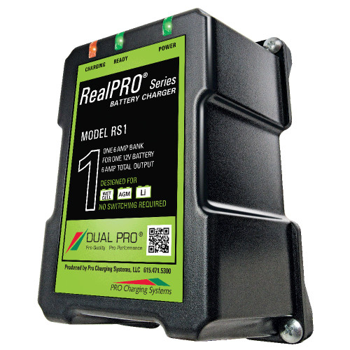 Dual Pro RealPRO Series Battery Charger - 6A - 1-Bank - 12V - P/N RS1