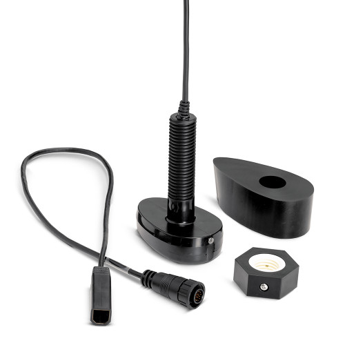 Humminbird XPTH-14-HW-T Dual Spectrum CHIRP Plastic Thru-Hull Transducer with Temp for SOLIX™ - P/N 710289-1