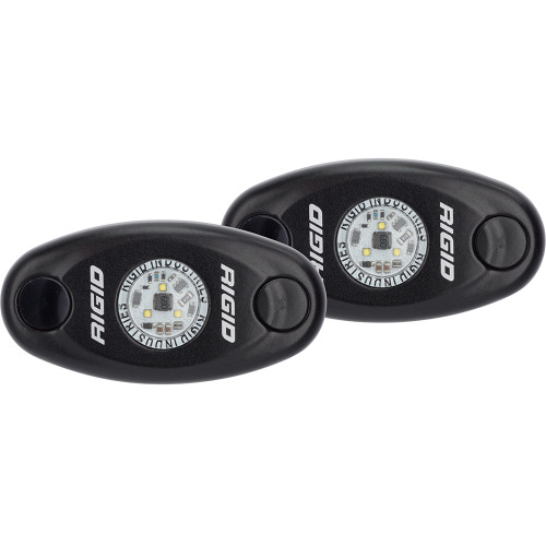 RIGID Industries A-Series Low Power Black Housing/White Light - Pair - P/N 482033