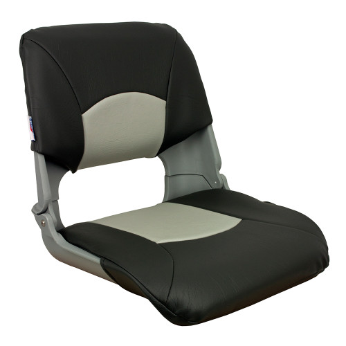Springfield Skipper Standard Folding Seat - Grey/Charcoal - P/N 1061017