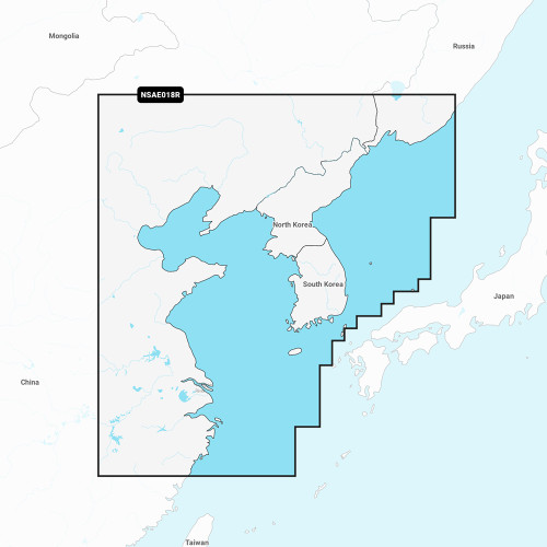 Garmin Navionics+ NSAE018R - Yellow Sea - Marine Chart - P/N 010-C1216-20