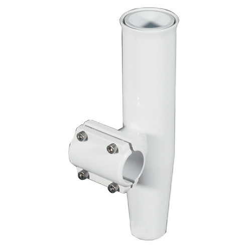 Lee's Clamp-On Rod Holder - White Aluminum - Horizontal Mount - Fits 1.315" O.D. Pipe - P/N RA5202WH