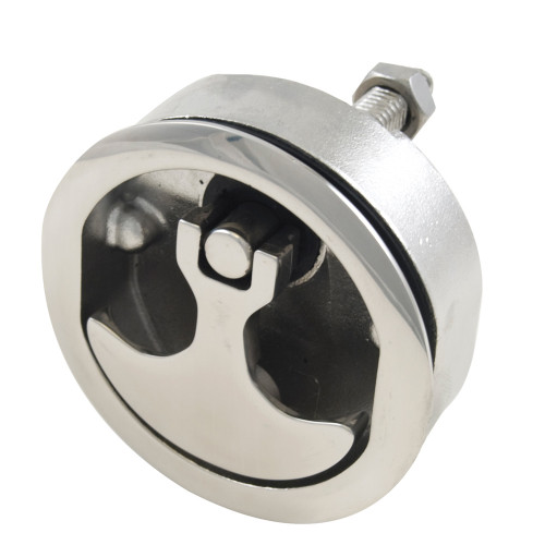 Whitecap Compression Handle Stainless Steel Non-Locking 3" OD - 1/4 Turn - P/N S-8235C