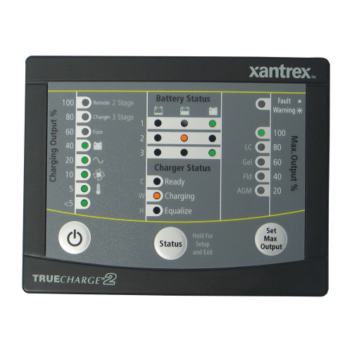 Xantrex TRUE CHARGE</i>™2 Remote Panel for 20 & 40 & 60 AMP (Only for 2nd generation of TC2 chargers) - P/N 808-8040-01