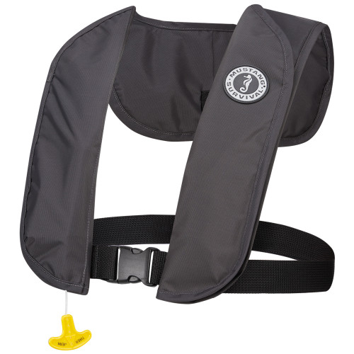 Mustang MIT 70 Inflatable PFD - Admiral Grey - Manual - P/N MD4031-191-0-202