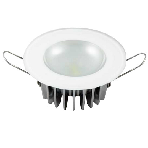 Lumitec Mirage - Flush Mount Down Light - Glass Finish - 3-Color Red/Blue Non Dimming with White Dimming - P/N 113198