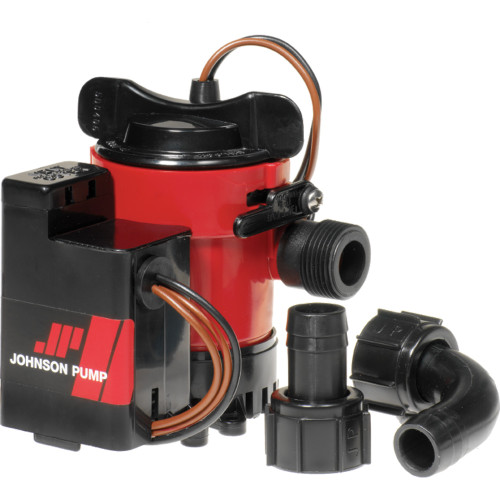 Johnson Pump Cartridge Combo 1000GPH Auto Bilge Pump with Switch - 12V - P/N 05903-00