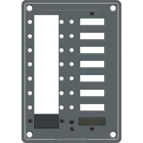 Blue Sea 8087 8 Position DC C-Series Panel - Blank - P/N 8087