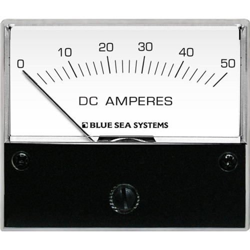 Blue Sea 8022 DC Analog Ammeter - 2-3/4 Face, 0-50 AMP DC - P/N 8022