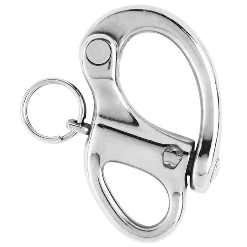 Wichard 2-3/4" Snap Shackle with Fixed Eye - 70mm - P/N 02472