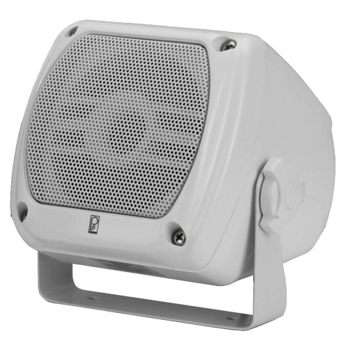 Poly-Planar MA-840 80 Watt Subcompact Box Speaker - White - P/N MA840W