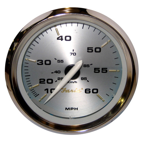 Faria Kronos 4" Speedometer - 60MPH (Mechanical) - P/N 39009