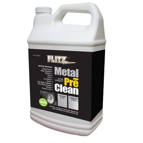 Flitz Metal Pre-Clean - All Metals Including Stainless Steel - Gallon Refill - P/N AL 01710