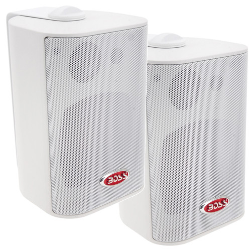 Boss Audio 4" MR4.3W Box Speakers - White - 200W - P/N MR4.3W