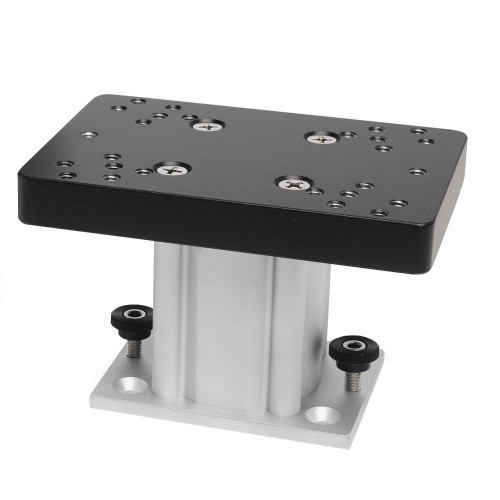 Cannon Aluminum Fixed Base Downrigger Pedestal - 4" - P/N 1904030