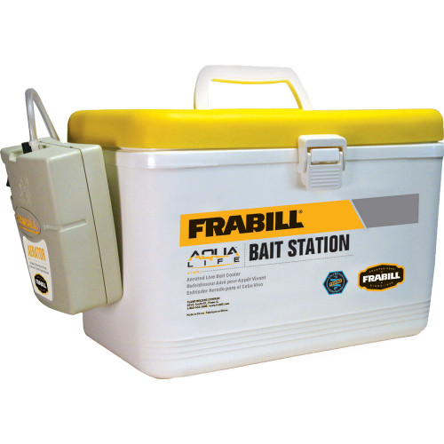 Frabill Bait Box with Aerator - 8 Quart - P/N 14042