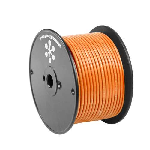 Pacer Orange 10 AWG Primary Wire - 100' - P/N WUL10OR-100