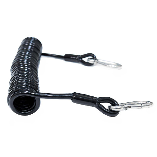Tigress Heavy-Duty Coiled Safety Tether - 1200lbs - P/N 88440-1