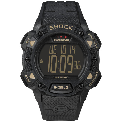 Timex Expedition® Shock Chrono Alarm Timer - Black - P/N T49896