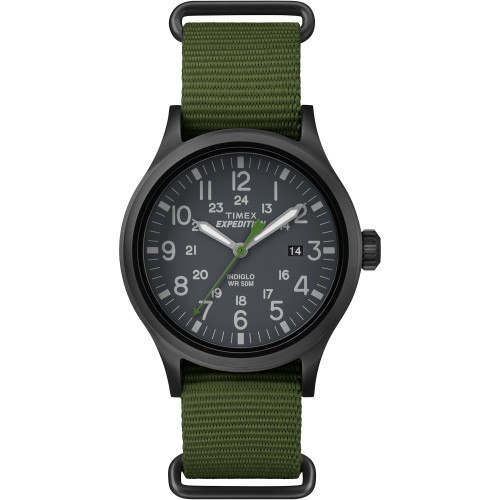 Timex Expedition Scout Slip-Thru Watch - Green - P/N TW4B047009J
