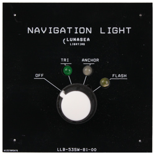 Lunasea Tri/Anchor/Flash Fixture Switch - P/N LLB-53SW-81-00