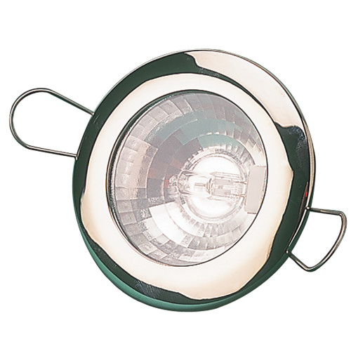 Sea-Dog LED Overhead Light 2-7/16" - Brushed Finish - 60 Lumens - Clear Lens - Stamped 304 Stainless Steel - P/N 404330-3